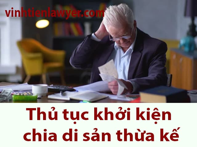 Thủ tục khởi kiện chia di sản thừa kế bao gồm những gì?